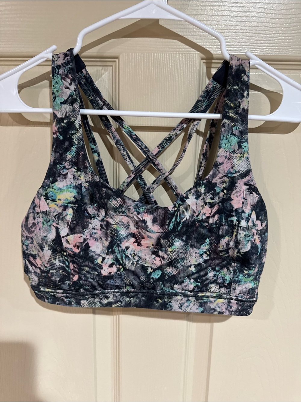 Lululemon Free to Be Strappy Bra wild Dappled Daze Abstract Print